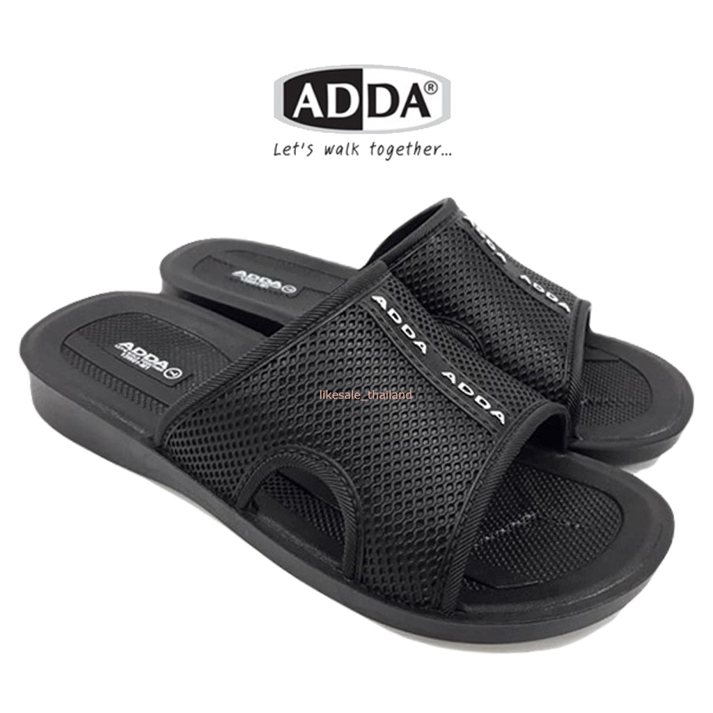ภาพหน้าปกสินค้ารองเท้าแตะชาย ADDA รุ่น 13W01 (13W00) รองเท้าแตะแบบสวม เบอร์ 7-10 แท้100%