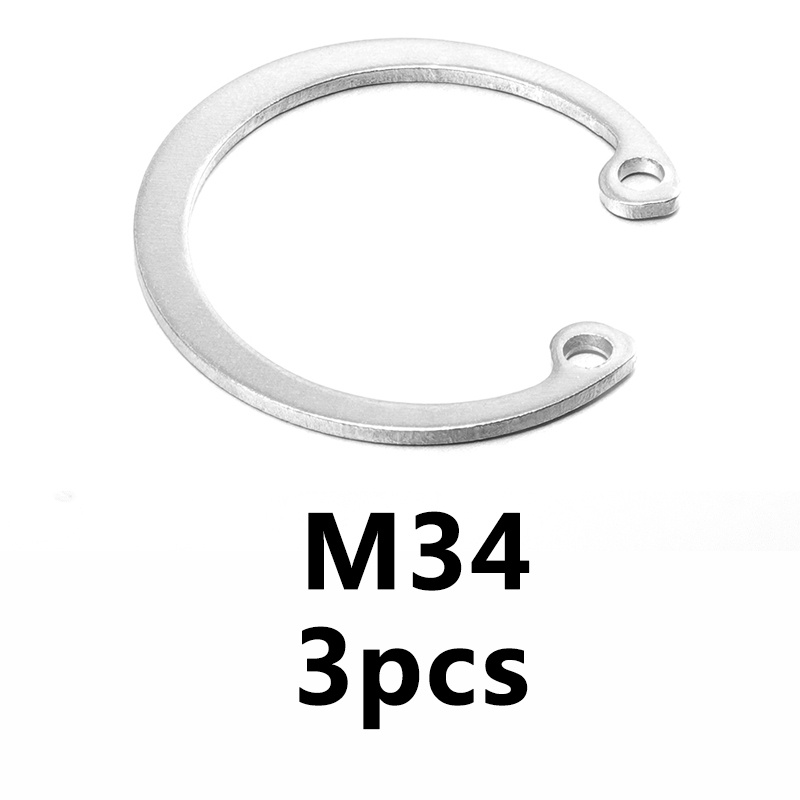 แหวนยึดเพลา สเตนเลส 304 รูปตัว C สําหรับ Shaft Fasteners C-clip Snap ...