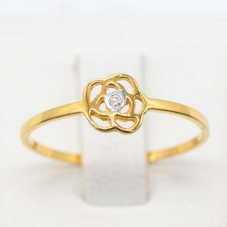 ภาพหน้าปกสินค้าHappy jewelry แหวนดอกคามิลเลีย แหวนดอกไม้  เล็กๆ น่ารัก ราคาเบาๆ ของขวัญ เพชรแท้ ทองแท้ 37.5% ME582 ที่เกี่ยวข้อง