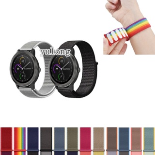 ราคาสายนาฬิกาข้อมือ Nylon Loop สำหรับ Garmin Vivoactive 3 Music