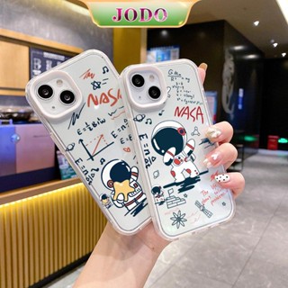 เคสโทรศัพท์ซิลิโคน TPU แบบนิ่ม ลายนักบินอวกาศ กันกระแทก สําหรับ iPhone 15 14 13 12 11 Promax 6 6S 7 8 Plus X XR XSMax SE 3 In 1