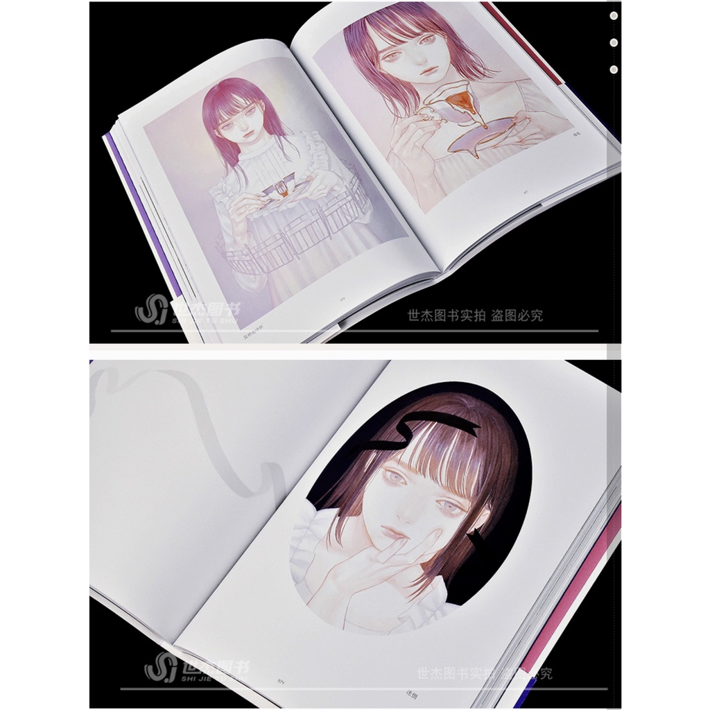 หนังสือรวมภาพวาดของ-mayumi-konno-ภาพวาดผู้หญิง-สไตล์อนิเมะ-อาร์ตบุ๊ค-artbook-ตัวละครหญิง-art-collection-illustrations