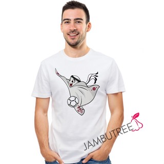 Jambutree 2022 FIFA World Cup Logo Qatar La’eeb Mascot Football Soccer Graphic T-Shirt Streetwear Bola Sepak Tshirt Baju