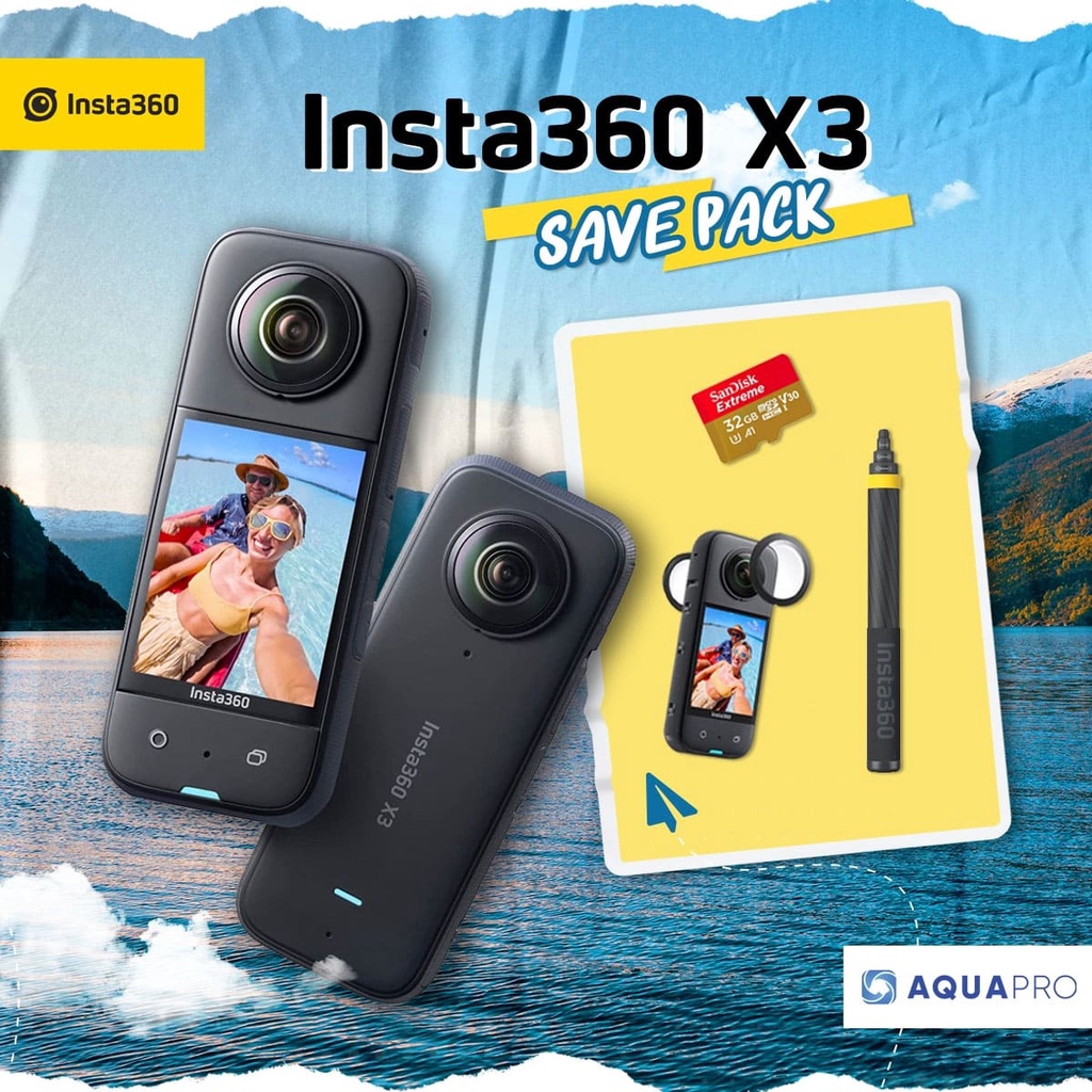 insta360-x3-ใหม่-save-pack-โปรโมชั่น-พร้อมอุปกรณ์เสริม-ประกันศูนย์