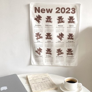 ปฏิทินปี 2023 🔖 ปฏิทินผ้า ปฏิทินติดผนัง พร้อมส่งค่า ✨🧸