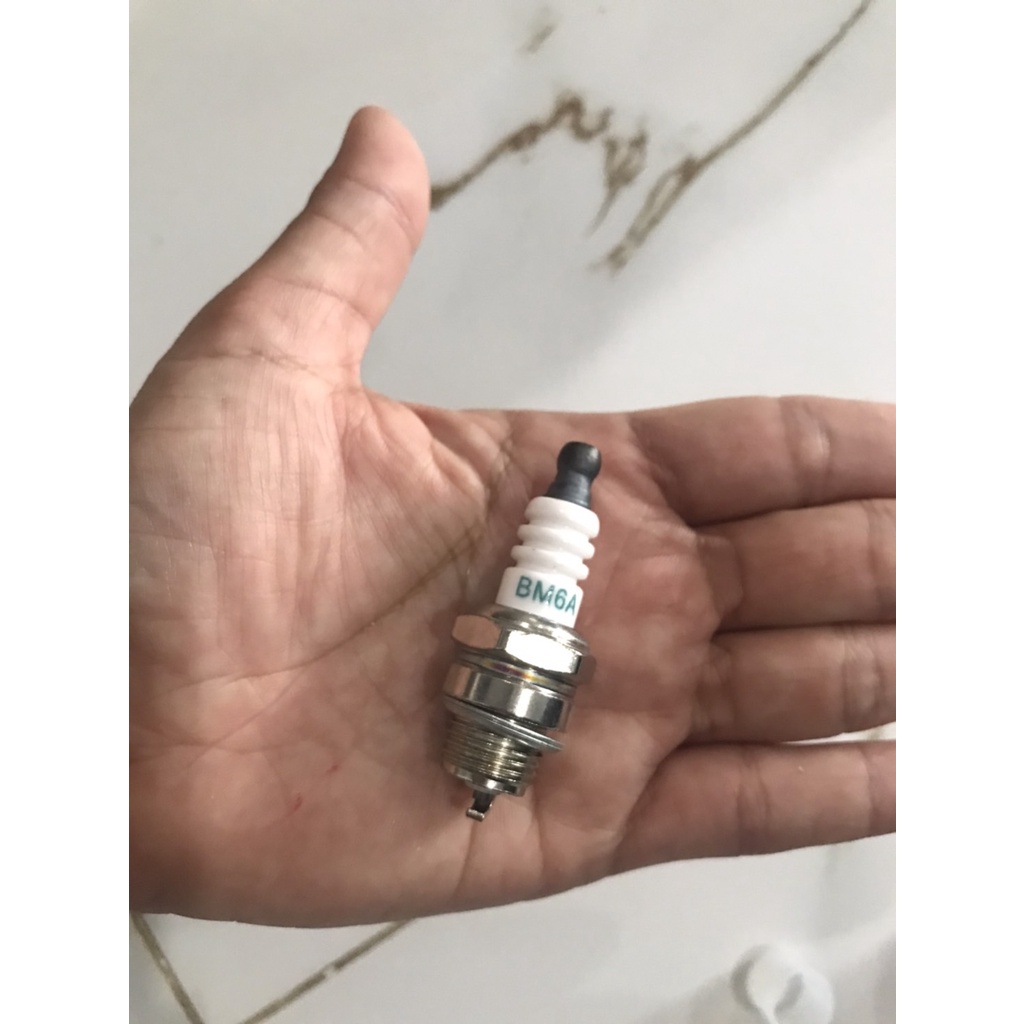 หัวเทียนsparkplug-รุ่นbm6aหัวเทียนเครื่องตัดหญ้า-2จังหวะ-ใช้กับเครื่อง2จังหวะทุกรุ่น