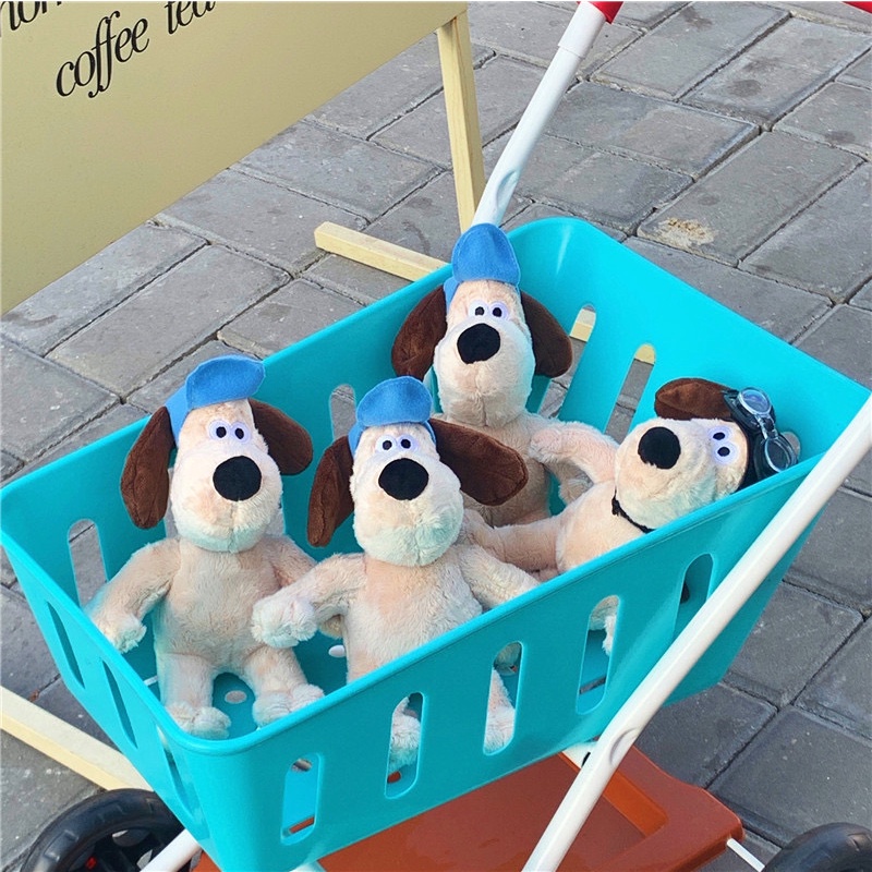 พร้อมส่ง-ตุ๊กตาน้องหมา-gromit-ตุ๊กตาน่ารัก-ขนาดปุ๊กปิ๊ก-พกพาง่าย-ส่งเป็นของขวัญให้เพื่อน-ให้แฟน-ใช้เป็นคู่น่ารัก