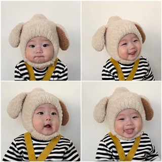 Cartoon Rabbit Ear Plush Baby Hat Autumn Winter Warm Infant Toddler Cap