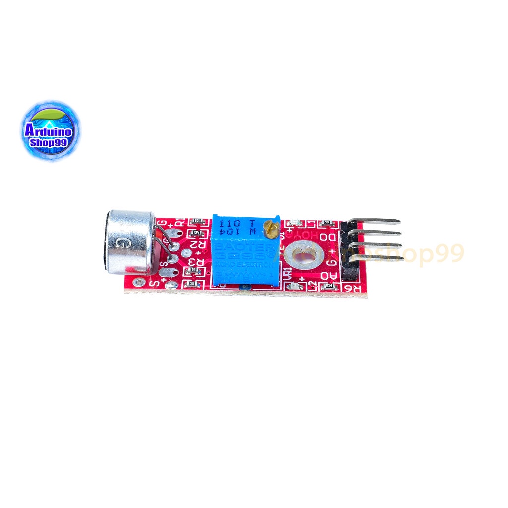 ภาพหน้าปกสินค้าKY-037 to detect the sound of a voice 4pin microphone Sensor เซนเซอร์เสียง จากร้าน son_513 บน Shopee