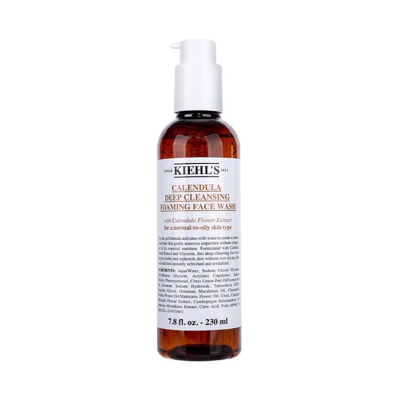 kiehl-s-โฟมล้างหน้าสูตร-calendula-อ่อนโยนต่อผิว-เหมาะกับผิวแพ้ง่าย-230ml