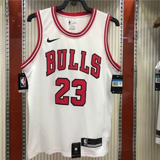 #23 เสื้อกีฬาบาสเก็ตบอล แขนกุด คอกลม ลาย Chicago Bulls No.23 สําหรับผู้ชาย