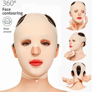 50Pcs 3D Reusable Breathable Beauty Women Anti Wrinkle Slimming Bandage V Shaper Full Face Lift Sleeping Mask