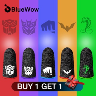 ภาพขนาดย่อของสินค้าBlueWow ปลอกสวมนิ้วหัวแม่มือ กันเหงื่อ สัมผัสหน้าจอได้ 2 คู่ (4 ชิ้น) สําหรับโทรศัพท์มือถือ