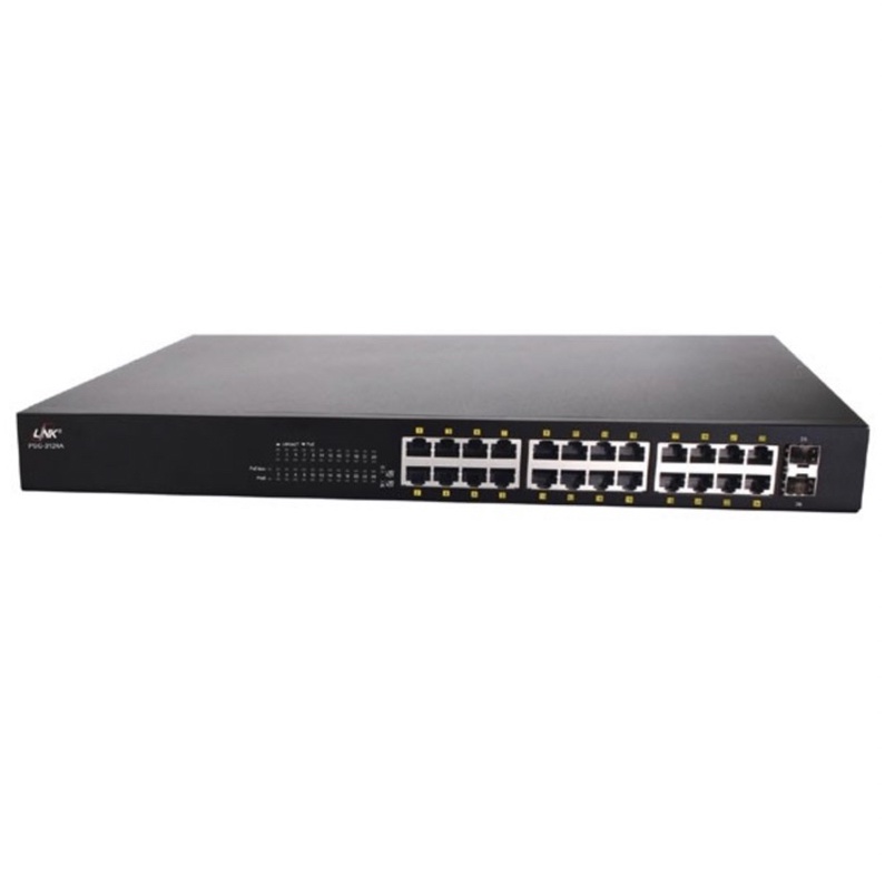 link-psg-3124a-24-port-gigabit-ethernet-poe-switch-380w