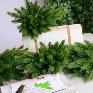 【AG】10Pcs Artificial Plant Pine Needle Branches DIY Home Garden Holiday Party Decor