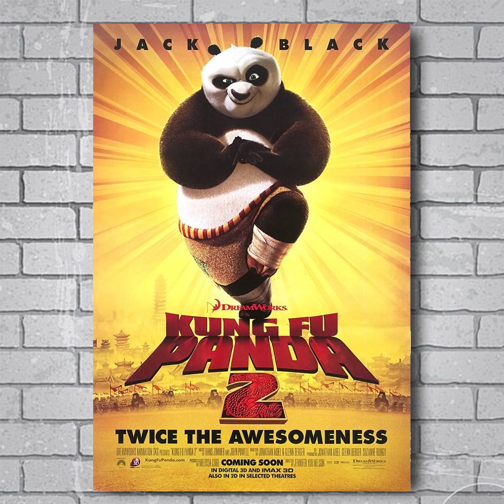 โปสเตอร์-กังฟู-แพนด้า-kung-fu-panda-รูปภาพ-การ์ตูน-cartoon-รูป-หายาก-โปสเตอร์-ติดผนัง-สวยๆ-poster