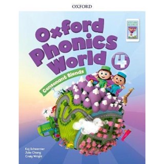 DKTODAY หนังสือแบบเรียน OXFORD PHONICS WORLD 4 :SB WITH APP PACK