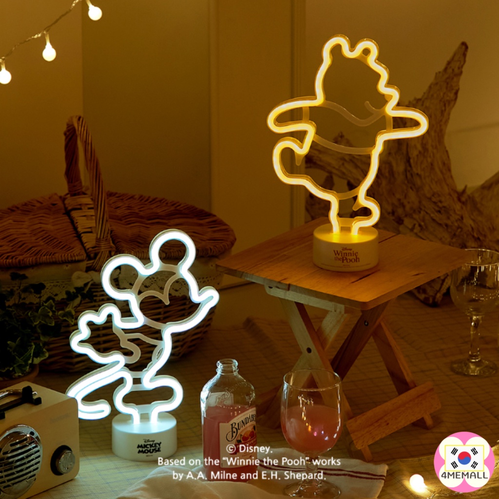 disney-character-led-neon-mood-light-winnie-the-pooh-mickey-mouse-portable-mood-light-camping-light-bedroom-light-kids-room-light