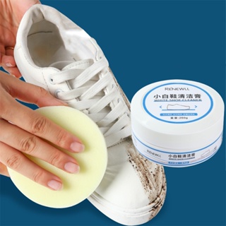 ภาพขนาดย่อของภาพหน้าปกสินค้าครีมขัดรองเท้า  ขาว  น้ำยาขัดรองเท้าขาว White Shoe Cleaner พร้อมฟองน้ำสำหรับขัด ส่งจากไทย ทำงาน จันทร์-เสาร์ จร้าาา จากร้าน praditkengmars บน Shopee