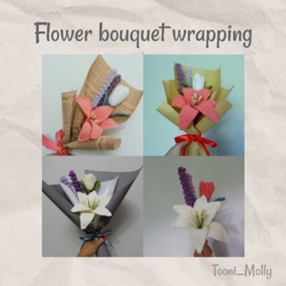 Flower bouquet (Tulip, Lavender, Lily)