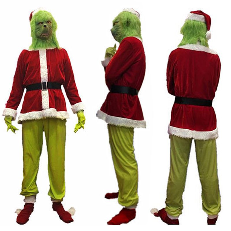 s-3xl-santa-grinch-cosplay-costume-how-the-grinch-stole-christmas-suit-green-fur-grinch-party-performance-halloween-set