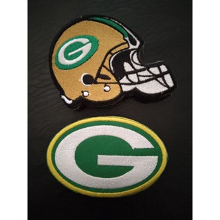 Green Bay Packers อเมริกันฟุตบอล ตัวรีดติดเสื้อ อาร์มติดเสื้อ งานปัก งานdiy มี2แบบ