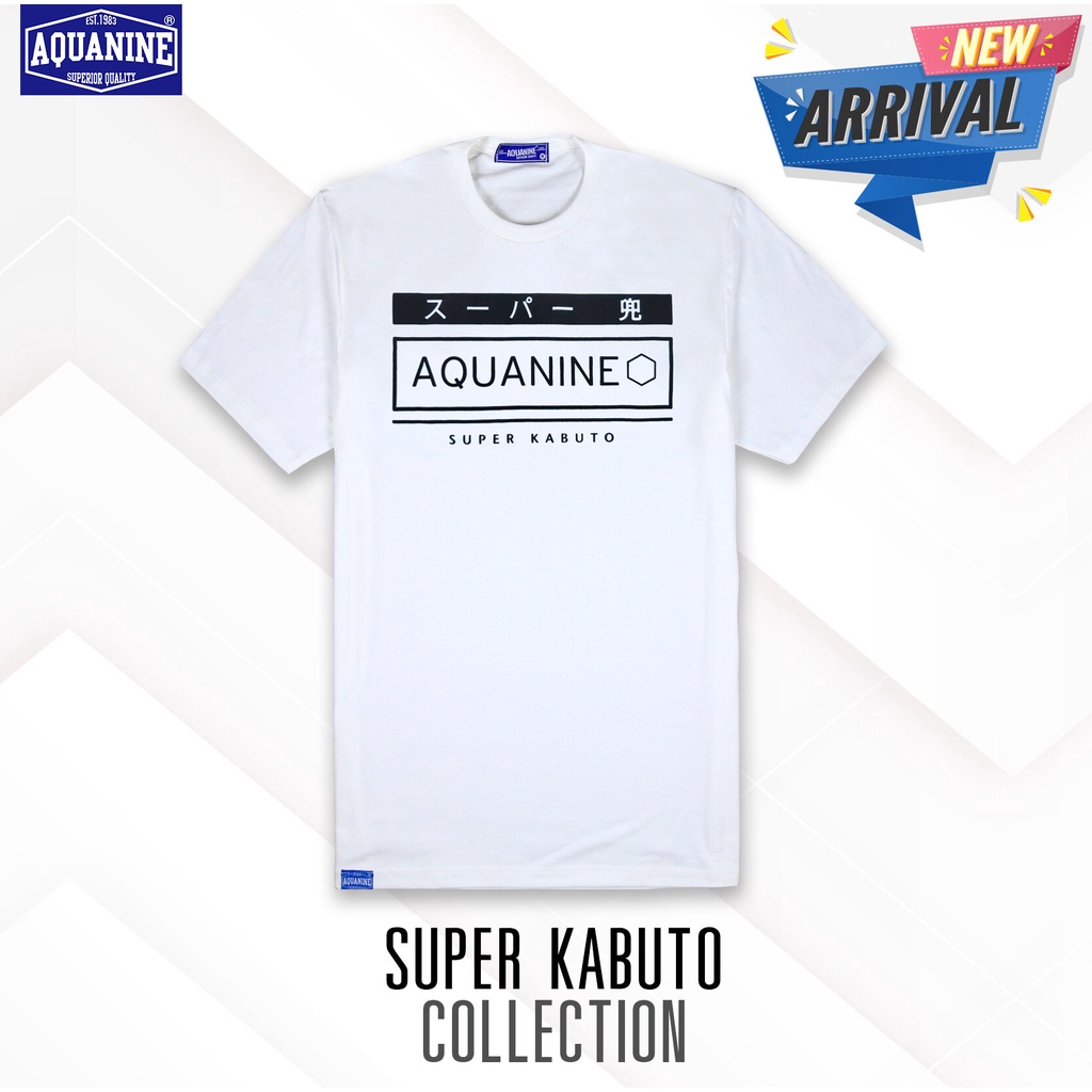 aquanine-เสื้อยืด-รุ่น-super-kabuto-เสื้อยืดคอกลม-มินิมอล-ลิขสิทธิ์แท้