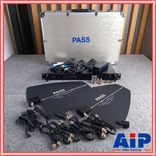 PASS PA-802WB เครื่องรับสัญญาณไมค์ บูตเตอร์ไมค์ลอย ชุดเสาอากาศขยายสัญญาณไมโครโฟน พร้อมปีกรับสัญญาณ PA 802 WB PA802WB ...