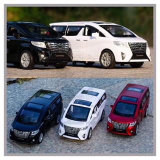 โมเดลรถยนต์ Toyota Alphard 1:24 ของเล่นสําหรับเด็กผู้ชาย