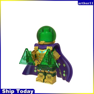 ของเล่นบล็อกตัวต่อเลโก้ Marvel Heroes Mysterio ขนาดเล็ก เพื่อการเรียนรู้ สําหรับเด็ก