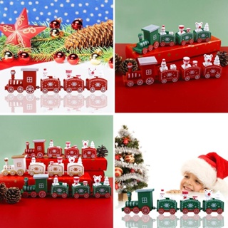 Christmas Train Plastic Christmas Table Decorations Gifts 2023 Ornaments Christmas New Year Q7A6