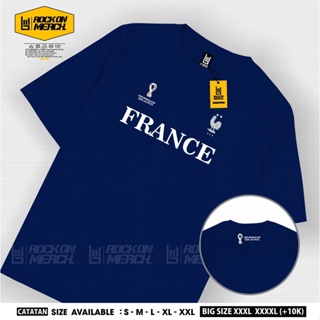 Adult T-Shirt World Cup Qatar 2022 France French Fifa World Cup Qatar Boys Girls Unisex Jersey-Rock On Shirt