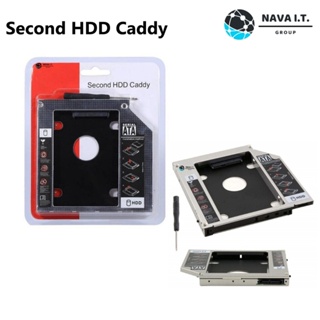 ภาพขนาดย่อของภาพหน้าปกสินค้า️กรุงเทพฯด่วน1ชั่วโมง ️ NAVA IT ถาดแปลง SECOND HDD CADDY 9/9.5/12.7MM BRACKET DVD-ROM CD OPTICAL BAY TRAY ประกัน 1 ปี จากร้าน nava.it บน Shopee ภาพที่ 2