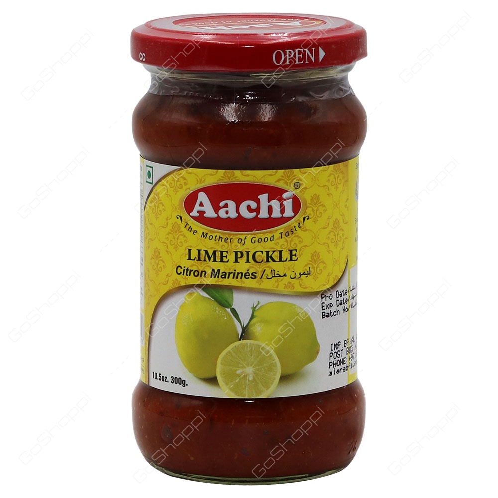 ภาพหน้าปกสินค้าAachi Lime Pickle มะนาวดอง 300g กรัม