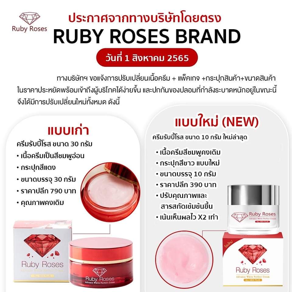 ruby-roses-ครีมรับบี้โรส-ครีมรากหญ้า