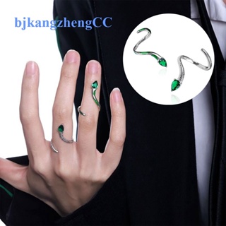 Bjkangzheng สมาร์ทงูวิญญาณปลายนิ้วแหวนร่วมแหวนสาวเย็นบุคลิกภาพหางงูแหวน