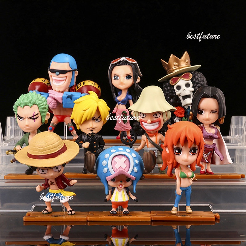 โมเดลฟิกเกอร์-one-piece-luffy-zoro-chopper-boa-hancock-nami-สําหรับตกแต่งบ้าน