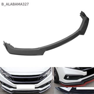 Alabama327 สปอยเลอร์กันชนหน้า คาร์บอนไฟเบอร์ อุปกรณ์เสริม สําหรับ Honda Civic 2016‐2020 3 ชิ้น