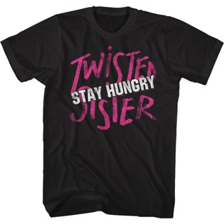 Distressed Were Not Gonna Take It Twisted Sister T-Shirt เสื้อ ยืด ผู้ชาย เสื้อยืดแขนสั้น