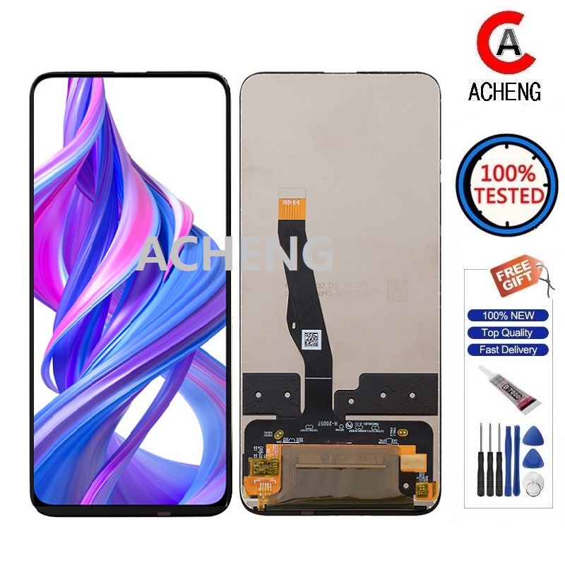 Fertuo Hülle Für Huawei P Smart Z/Honor 9X, Handyhülle Leder Flip Case