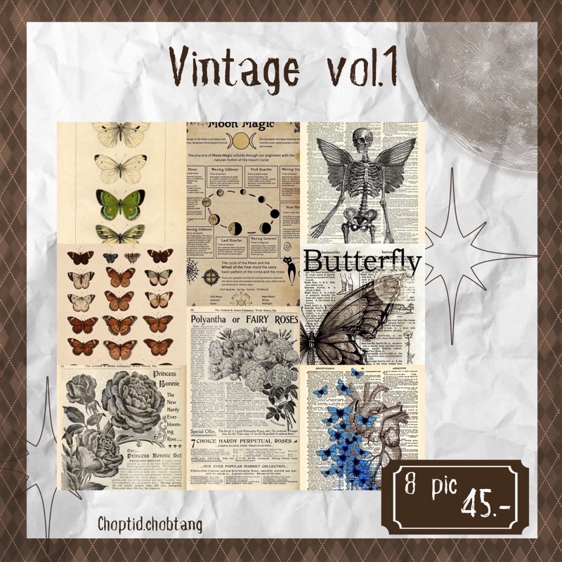 vintage-vol-1-wallpaper-ภาพติดตกแต่งห้อง