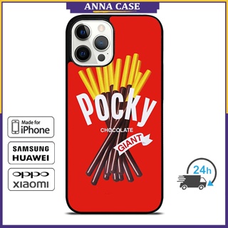 เคสโทรศัพท์มือถือ ลาย Glico Pocky สําหรับ iPhone 14 Pro Max 13 Pro Max Samsung Galaxy Note10+ S21Ultra