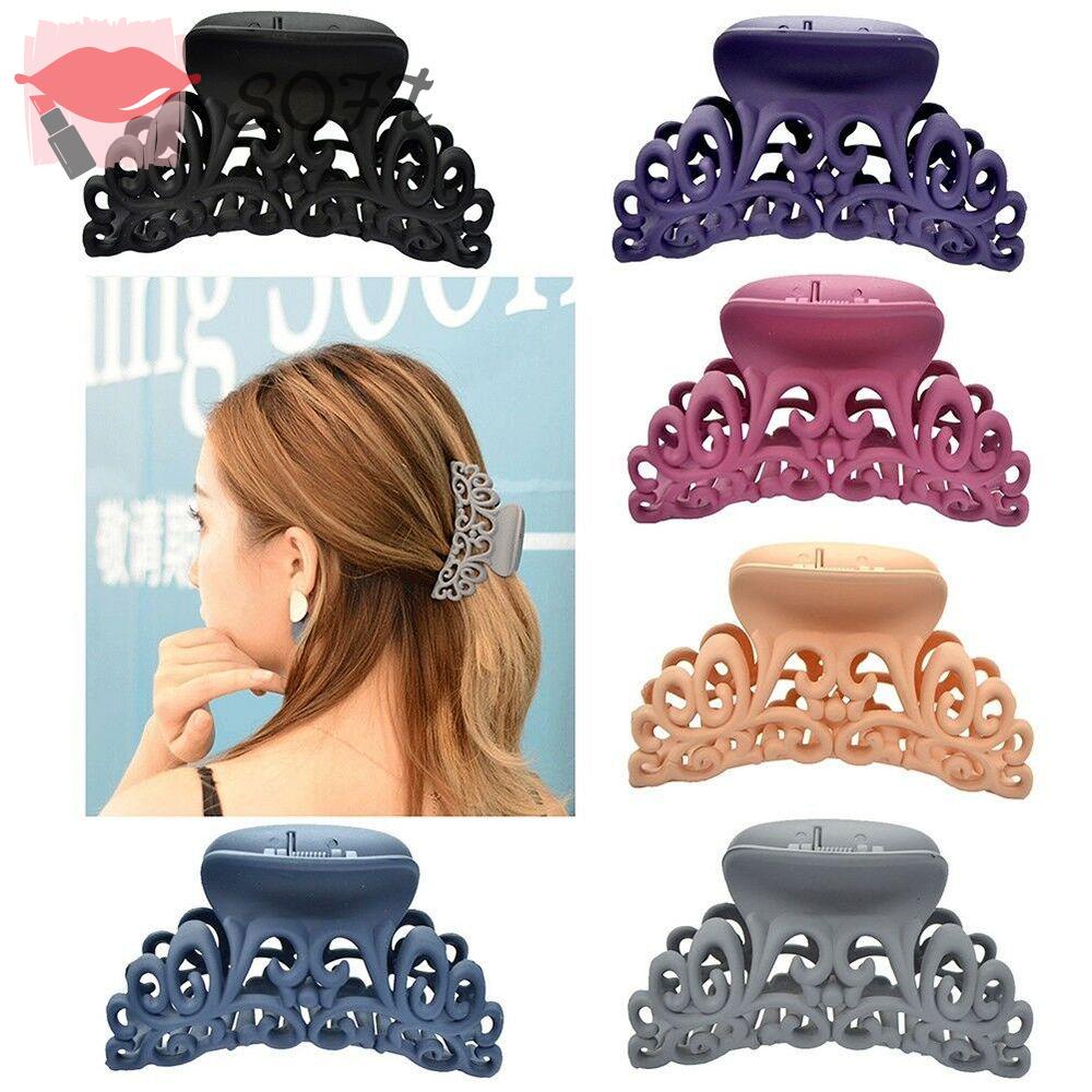 SOFTNESS Portable Hairdressing Hair Clips Salon Hair Claws 6 Colors