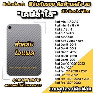 ภาพหน้าปกสินค้า🔥 ฟิล์มกันรอย ฟิล์มหลัง เคฟล่า สำหรับไอแพด mini6 Gen7 Gen8 Gen9 Gen10 Air3 Air4 Air5 2022 ไอแพดPro 11 Pro12.9 ไอแพดair ที่เกี่ยวข้อง