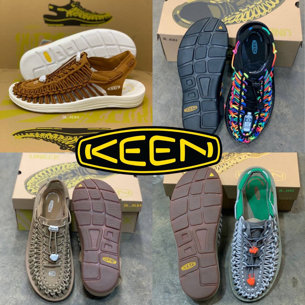 🌟ลดเพิ่ม50🌟Keen สีใหม่มาแล้ว รองเท้าเชือกถักพร้อมส่ง Shopee Thailand