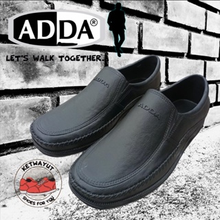 ภาพหน้าปกสินค้ารองเท้าทำงานชาย รองเท้าคัชชูชาย รองเท้าสแล๊ค รองเท้าปิดหัว สีดำ เนื้อยาง Adda 17601 ที่เกี่ยวข้อง