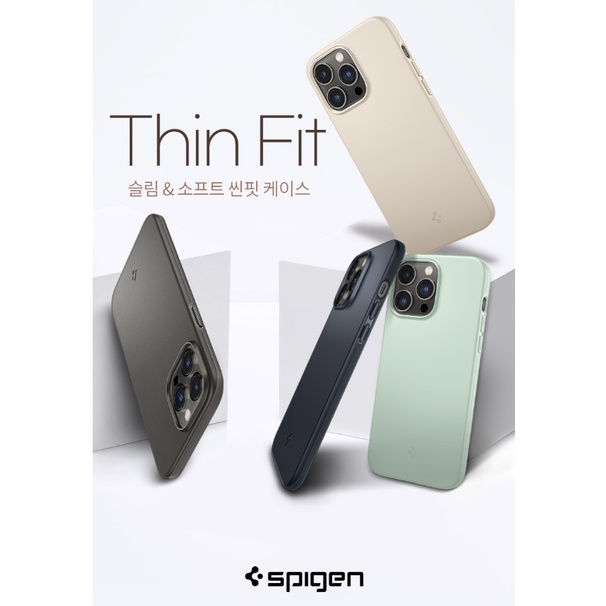 spigen-slim-hard-thin-fit-phone-case-compatible-for-iphone-14-plus-pro-max-black-beige-mint-green-navy-gray-authentic-original-genuine