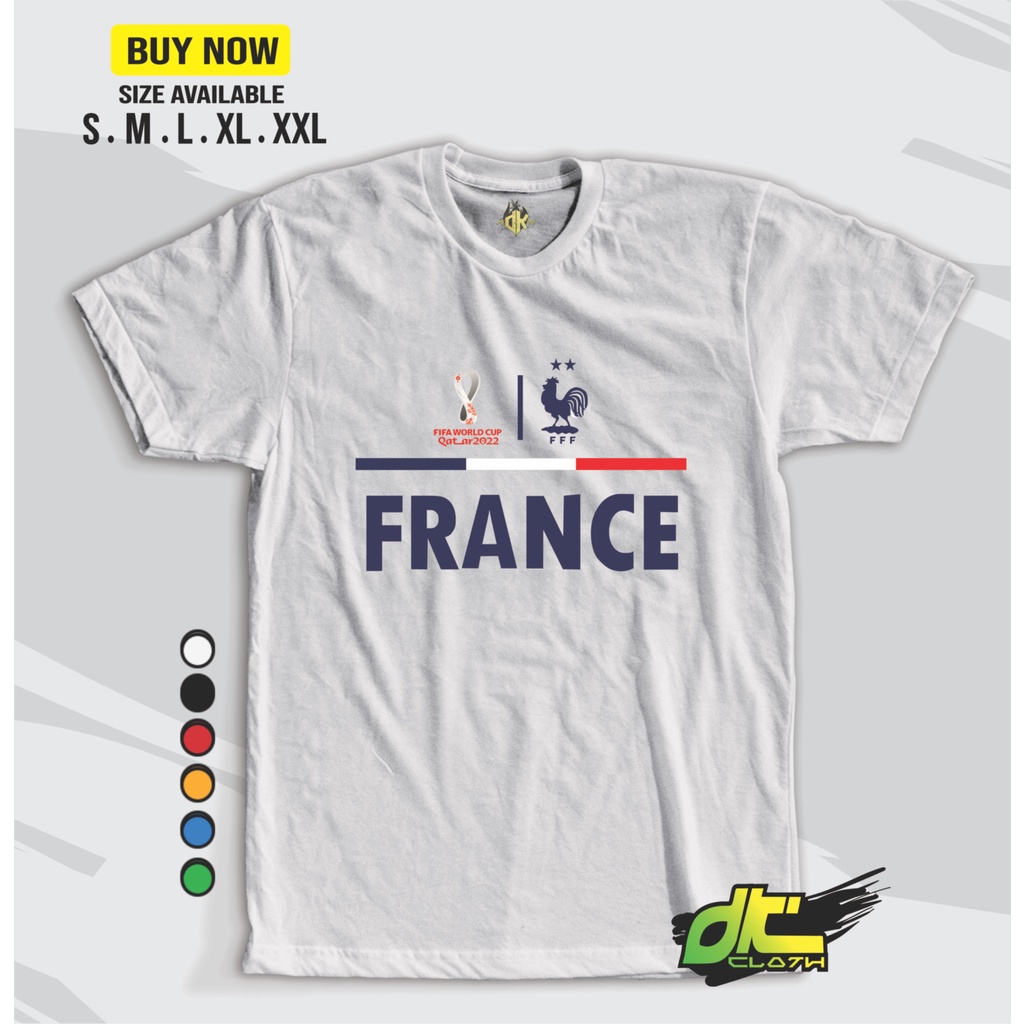 france-t-shirt-fifa-worldcup-qatar-world-cup-cotton-30s