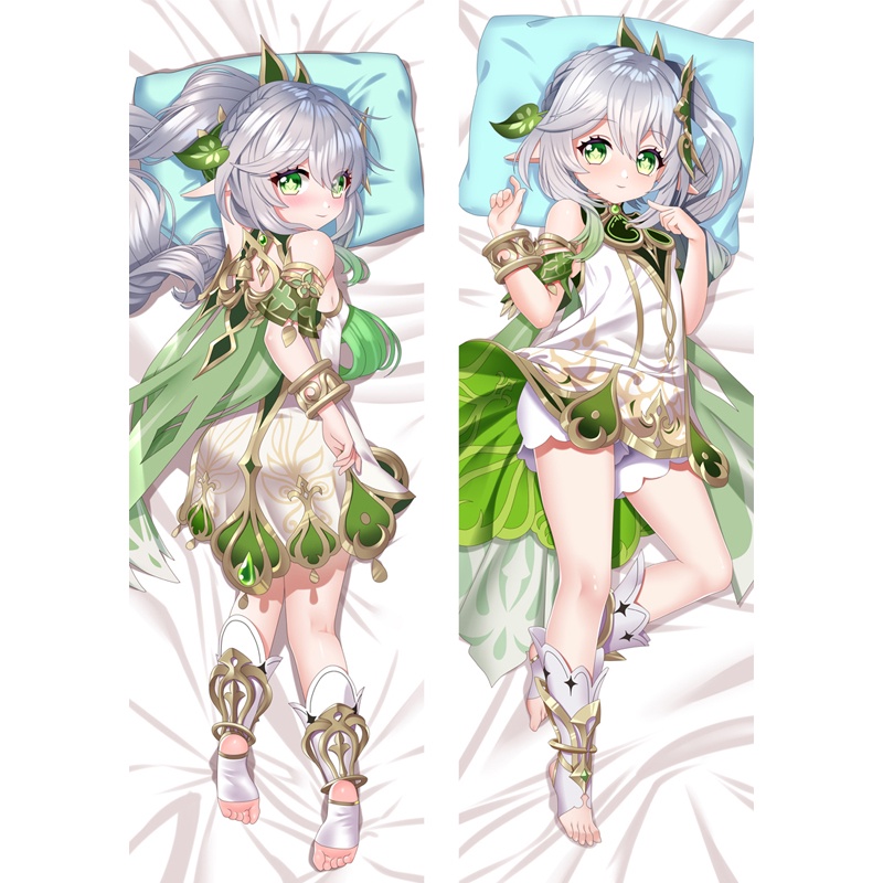 ปลอกหมอนโซฟา-แบบนิ่ม-ลายการ์ตูนอนิเมะญี่ปุ่น-genshin-impact-nahida-dakimakura-ขนาด-50x150-ซม