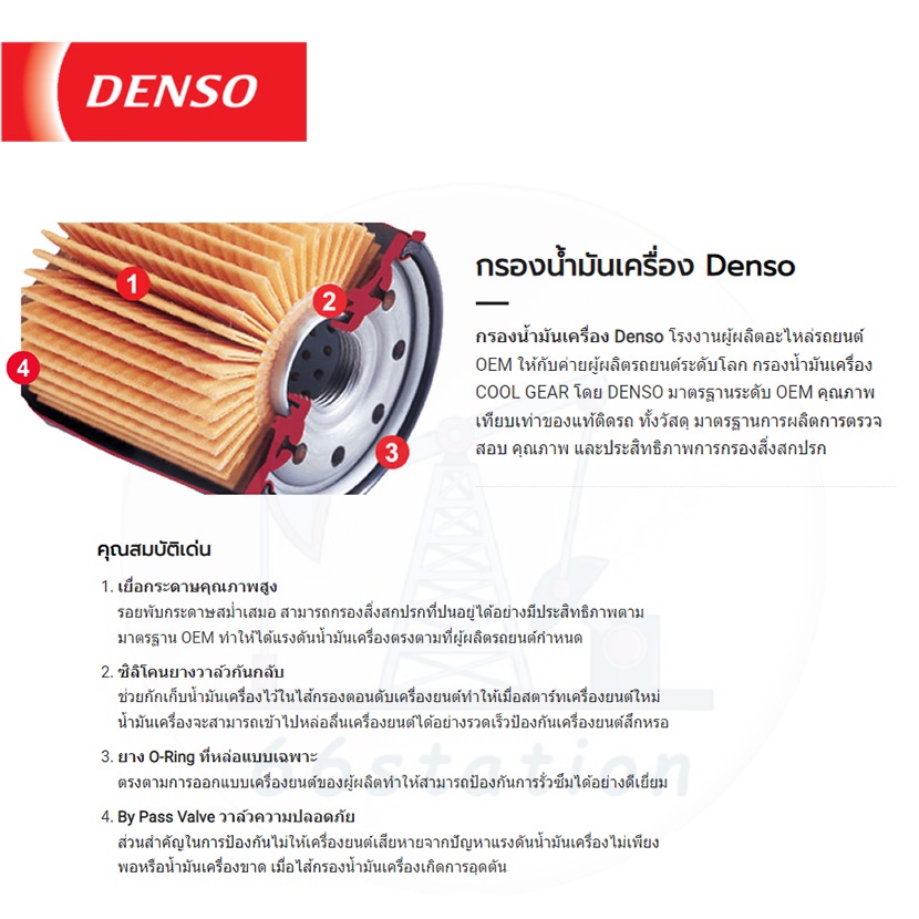 denso-di260340-1470-สำหรับรถยนต์-mitsubishi-triton-diesel-2-5-pajero-sport-strada-2-5-ไส้กรองน้ำมันเครื่อง